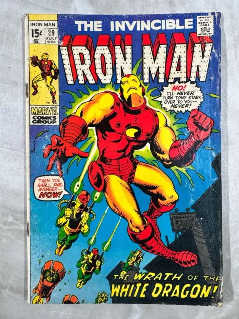 Invincible Iron Man #39 Marvel Comics 1st Print Silver Age