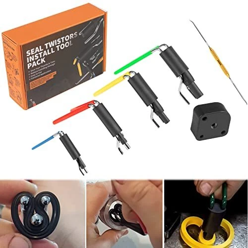 Hydraulic Cylinder Seal Kit-Rod Seal Install Tool-Hydraulic U-Cup Twistor Ins...