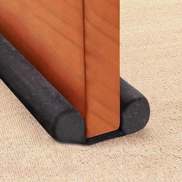 Flannel Cloth Under Door Draft Stopper Sound Insulation Sealing Strip  Winter