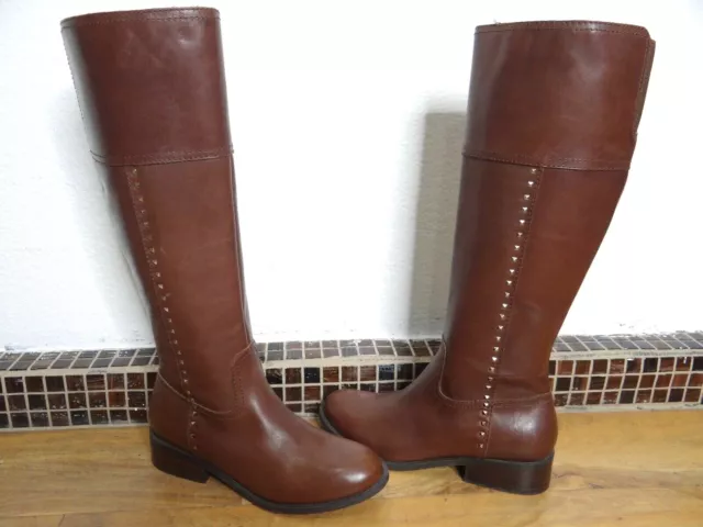 MARC FISHER IRISY Leather Knee High Boot Standard Calf Width