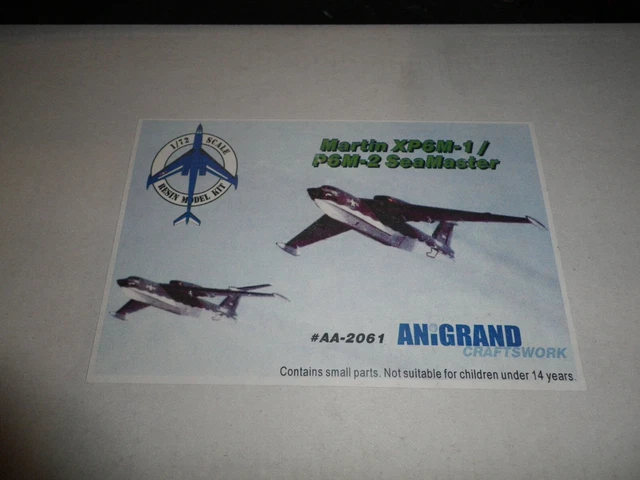 Anigrand  Martin Xp6M-1 / P6M-2 Seamaster  1/72