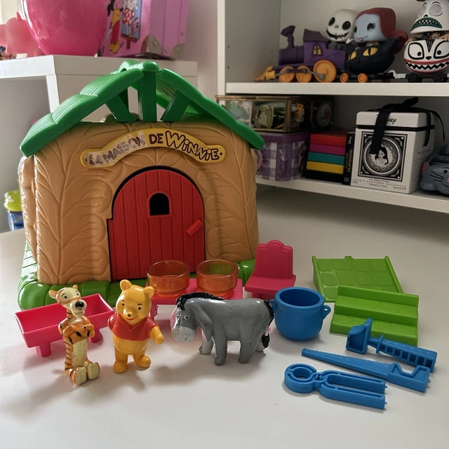 Maison Vulli Winnie L'Ourson Avec Accessoires Et Figurines - Vintage 1989 - Occasion