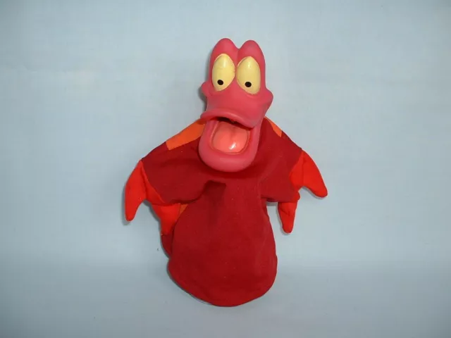 THE LITTLE MERMAID SEBASTIAN THE CRAB Hand Glove Puppet Soft Toy (WALT DISNEY)