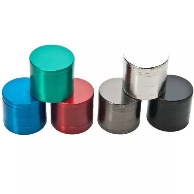 Tobacco Herb Spice Grinder 4 Layer Herbal Alloy Smoke Metal Chromium Crusher