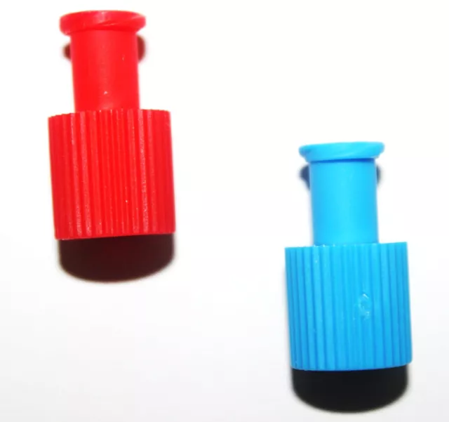 Kombistopfen Combi Kombi Stopfen Stopper rot blau 25 St.,  us