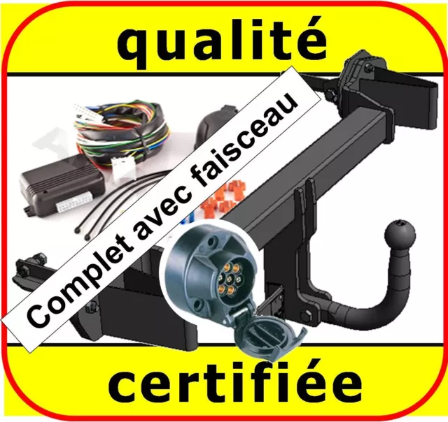 ATTELAGE pour BMW Série 3 E46 Berline / Coupe 98-05 +faisceau 7 broches complet