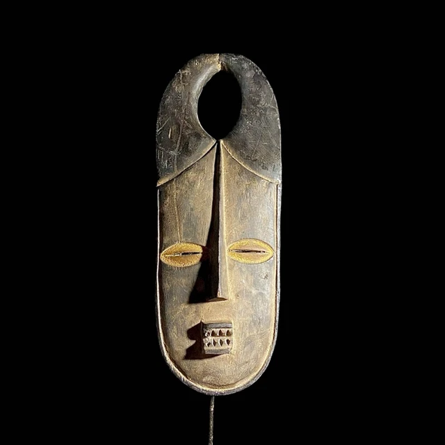 Dan Mask Traditional African Wooden Mask From The Dan Tribe Of Africa-7285