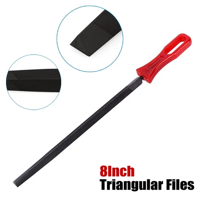 File Triangular Smooth Image GET SMOOTH ANGLES with Triangular Steel File for Metal Plastic and Wood ...