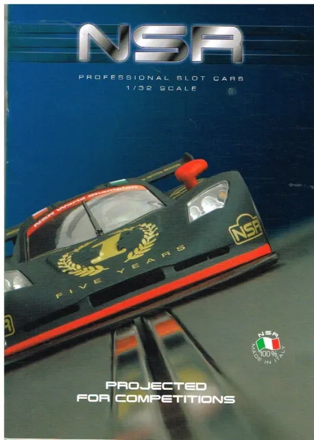 Nsr Professional Electric Slot Car Racing Product Range Catalogue : 2011 Edition