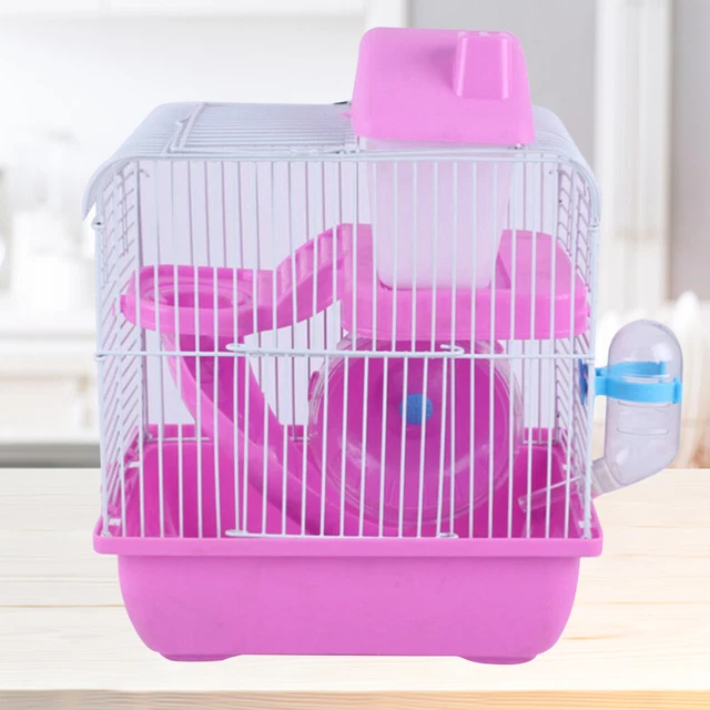 Plastic Hamster Cage No Bars Hamster Travel Cage Double Layer