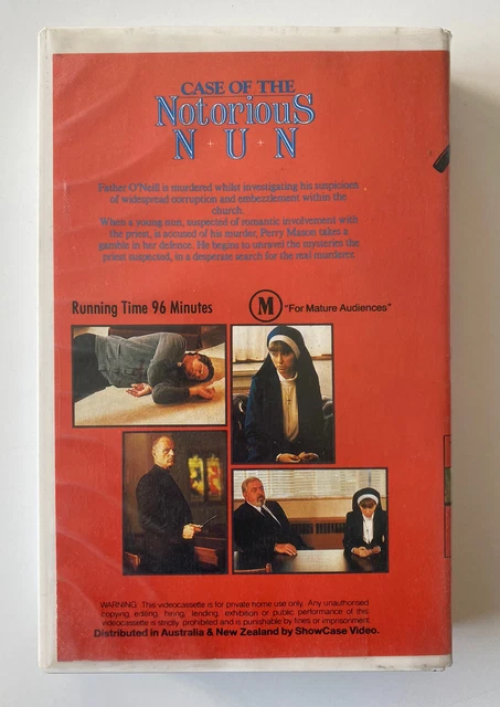 CASE OF THE Notorious Nun [VHS] Show Case Video Big Box Ex-Rental Tape ...