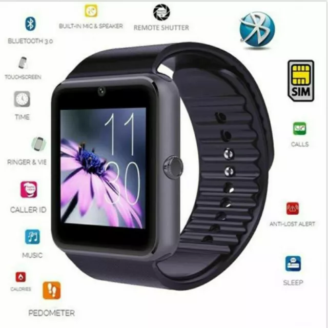 GT08orologio Touch Screen Orologio Intelligente Smart Watch per IOS