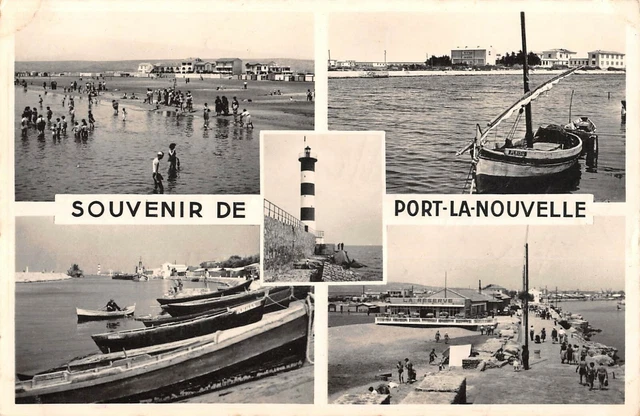 Cpa 11 Port Souvenir The New