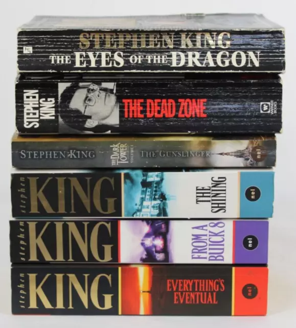 Stephen King Paperback Book Bundle Thriller Horror Novels Modern Covers X6