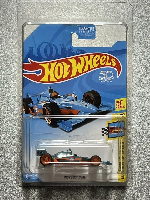 HOT WHEELS 2018 Super Treasure Hunt Indy 500 Oval Gulf HW 50th STH
