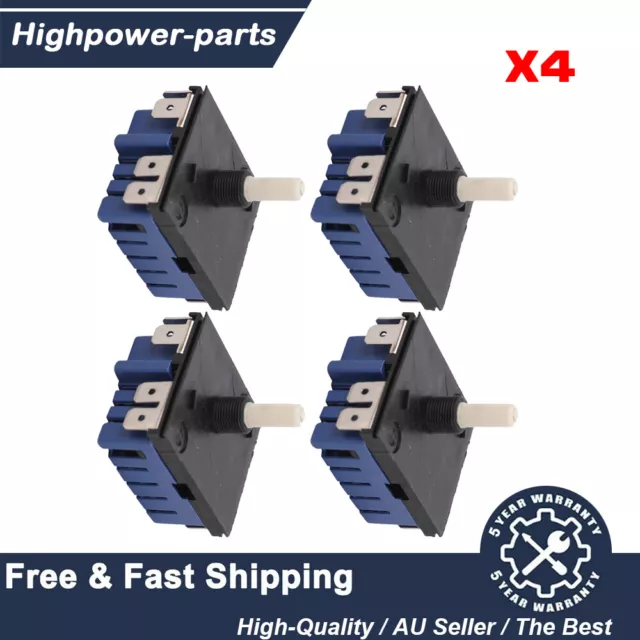 4X UNIVERSAL HOTPLATE CONTROL SWITCH Replace For Robertshaw 0534001654B MP101K