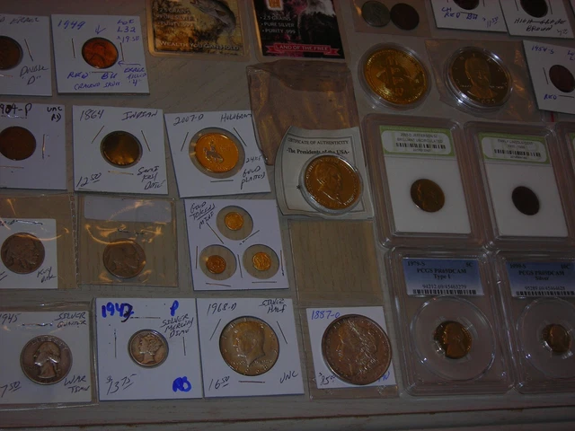 55 PCGS slabbed coin lot unc,gem bu,silver,Commemorative,MORGAN DOLLAR,ROMAN 3