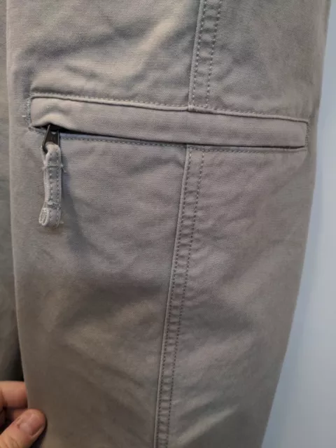 DOCKERS PANTS MENS 36 Crossover Cargo Gray Pacific Collection Logo ...