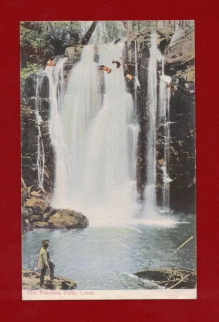 Australia The Phantom Falls, Lorne Photographic Postcard
