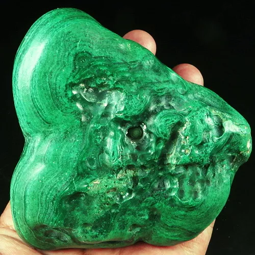 Shola Vrai 3704,8 Carats/740 GM Naturelle Malachite Bulls Œil Géant En Du Congo 3