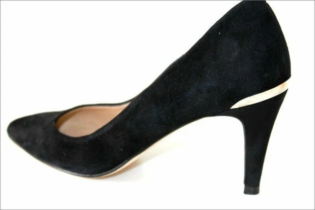 Escarpins Cosmoparis En Cuir Velours Violet - Taille 36, Talons Aiguilles, Occasion Très Bon état