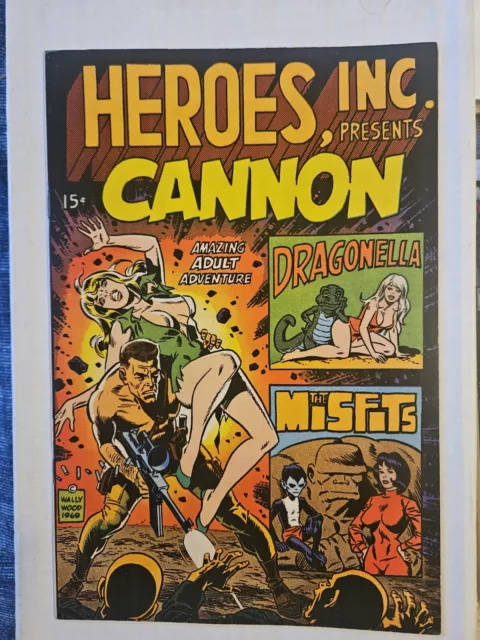 Heroes, Inc. Presents Cannon #1. Wally Wood, Steve Ditko. 1969. Nm/Vf!!