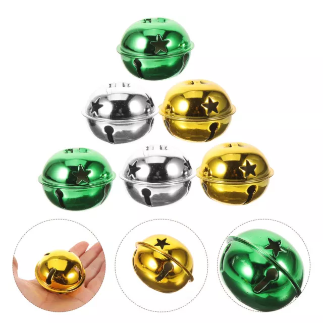 6pcs Colorful Pet Bell Charms for Cat Dog Collars-PT