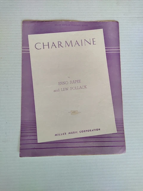 Miller Popular Standard Series Charmaine Erno Rapee Lew Pollack