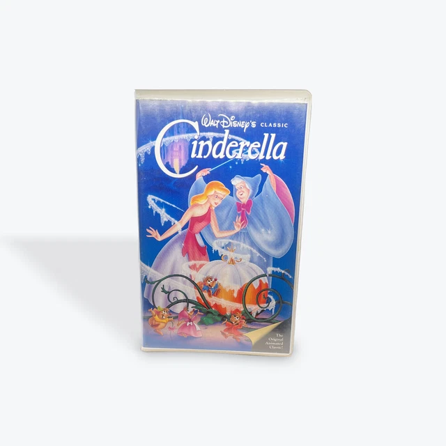WALT DISNEY'S CLASSIC Cinderella Clamshell VHS Tape Diamond Edition