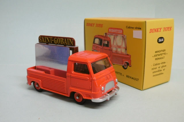 Dinky Toys Atlas Renault Estafette Miroitier Rouge 1/43 - Réf 564 (Boîte D'origine)