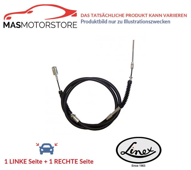 Handbremsseil Bremsseil Paar Hinten Linex 470147 2Pcs G Neu Oe Qualität