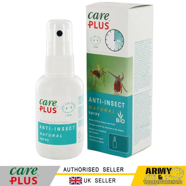 Careplus 60ml Citridiol Spray Natural Eucalipto Extractos 6 Horas Protección