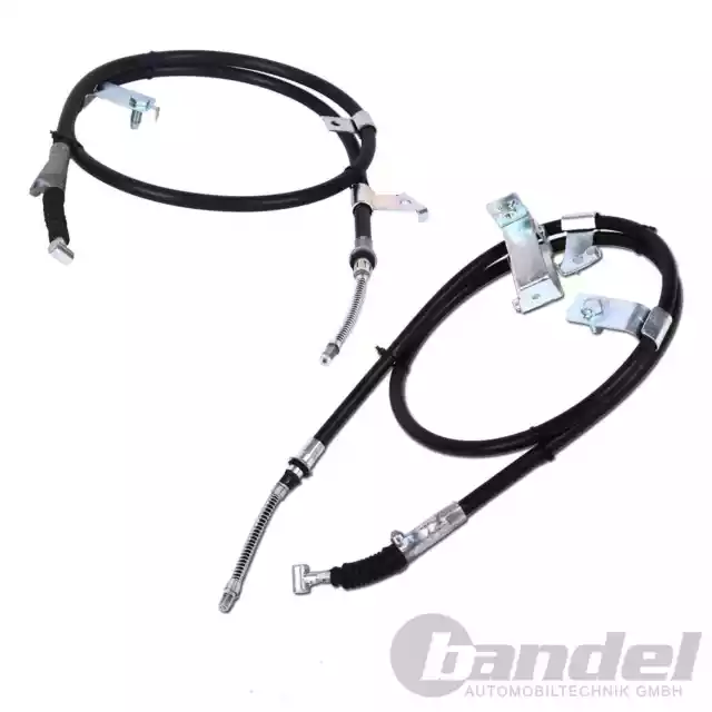 2x HANDBREMSSEILE HINTEN LINKS RECHTS für NISSAN MICRA II (K11) SEILZUG BREMSE