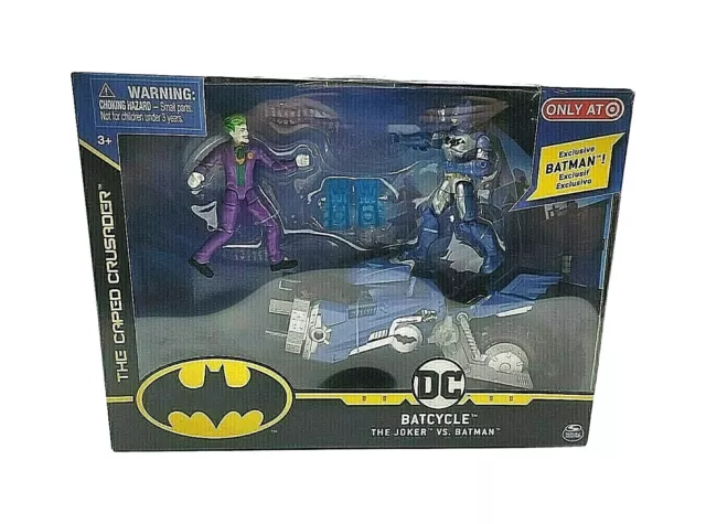 DC Caped Crusader 1st Edition Target Exclusive Batcycle Batman vs. The Joker