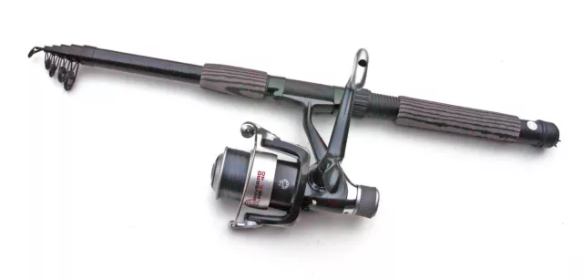 Telescopic 3.6M 12FT Travel Fishing Rod + Reel With Line Combo