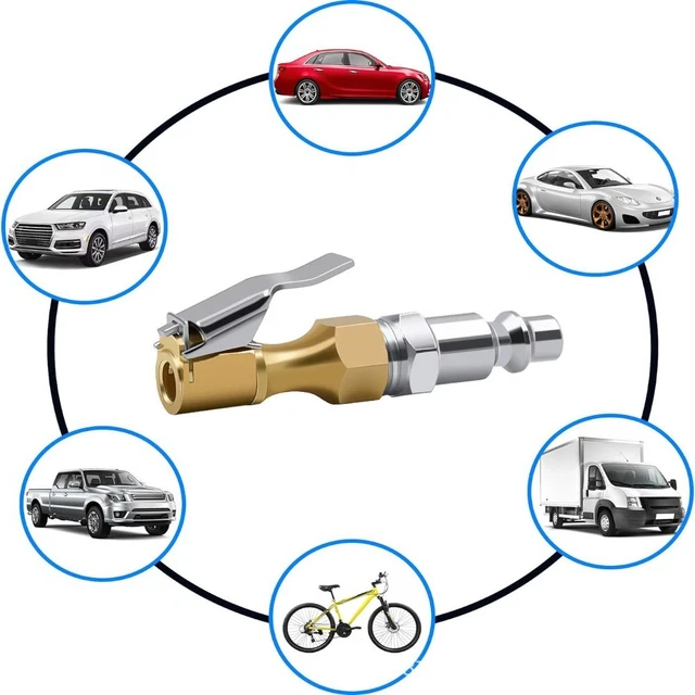 Con Clip Air Chucks gonfiatore pneumatici standard Chuck per auto