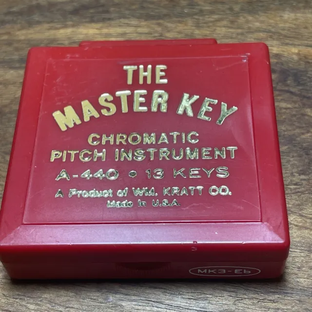 THE MASTER KEY Chromatic Pitch Instrument A-440 • 13 Keys-MK3-Eb