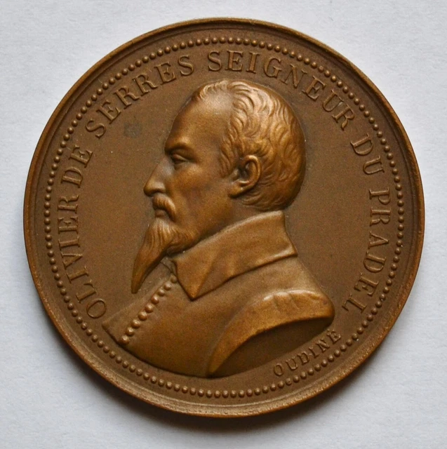 Belle médaille en bronze Chambre de Commerce du Mans signée