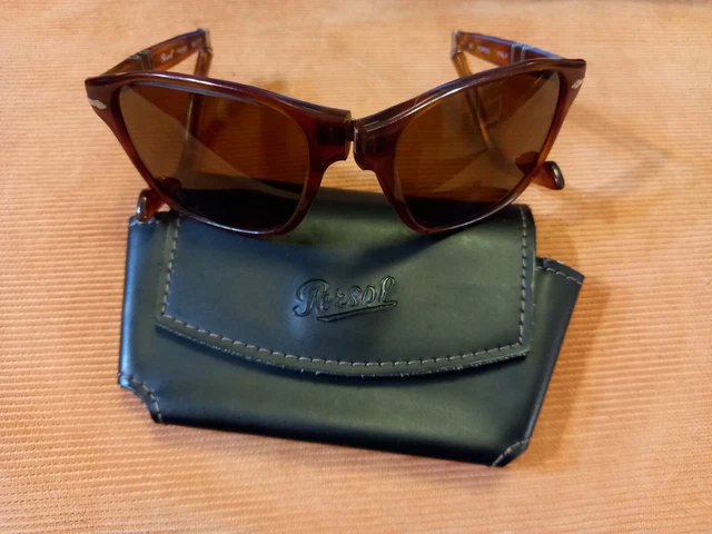 Occhiali da sole pieghevoli Persol PS893 terra di siena 56 17 145 96 - OTTIMI