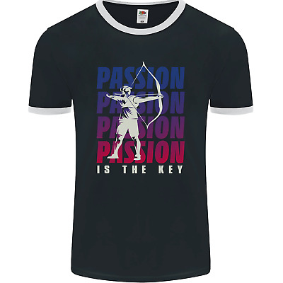 Archery Passion Is the Key Archer Mens Ringer T-Shirt FotL