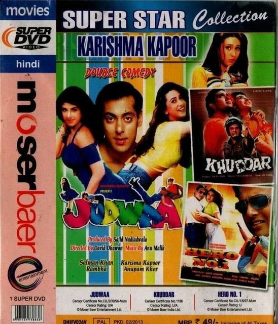 HERO NO Khuddar Judwaa Bollywood In Dvd