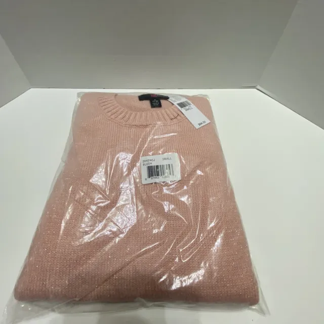 Girls Size Small 7-8 IZ Byer Blush Pink Sweater Style #204240J