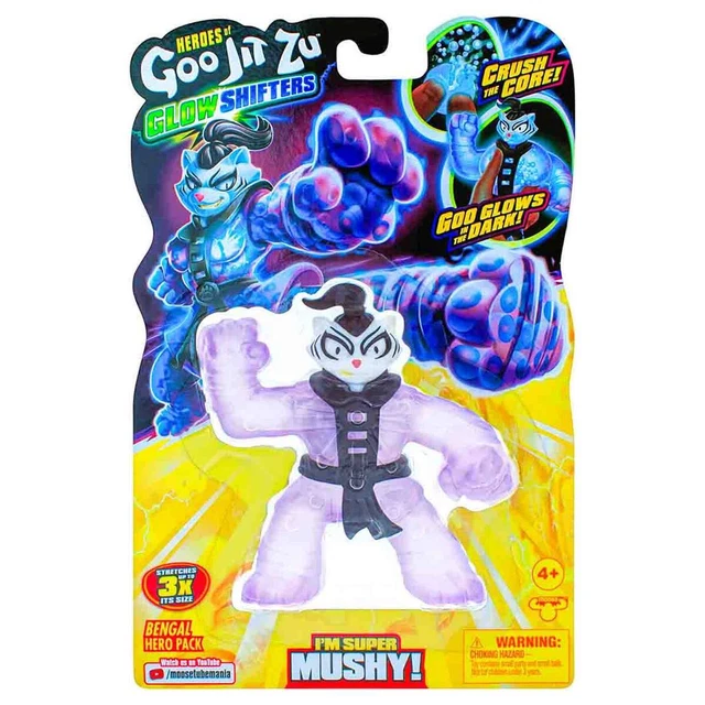 Viper Goo Jit Zu Glow Shifters Tyro Figurine Goo Jit Zu Glow Shifters