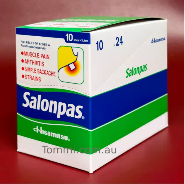 Salonpas Patch Pain Relieving 240 Patches New Made in Vietnam