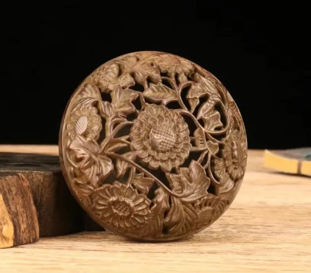 collection Chinese bronze flower incense burner box