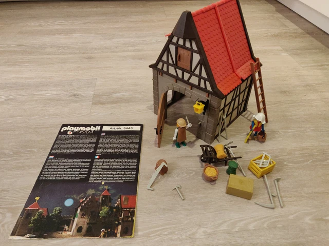 Playmobil History 70957 pas cher, Maison à colombage jaune