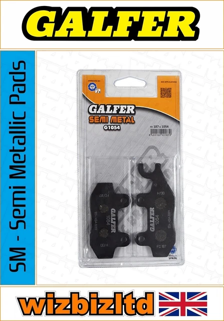 Peugeot Satelis 125 Avenue 2008-2009 [Galfer Front Brake Pads] [Semi Metallic]