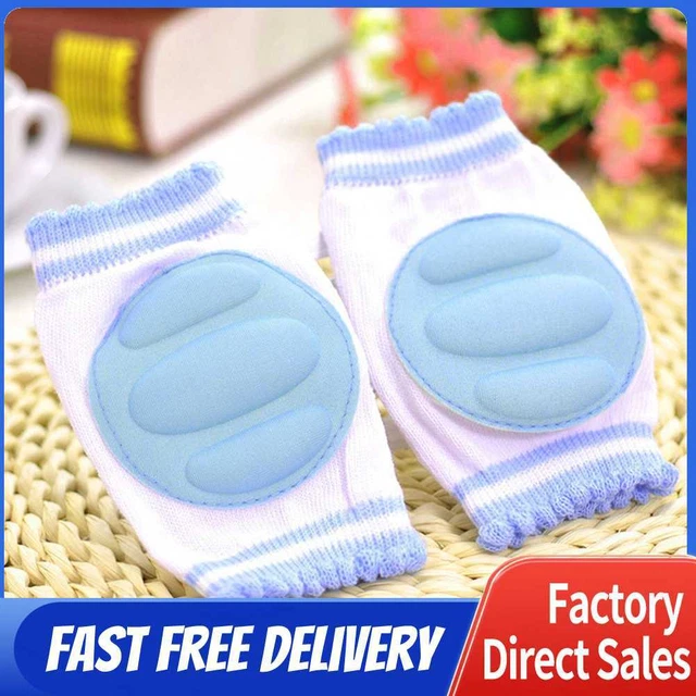 Crawling Elbow Cushion Infants Toddlers Baby Knee Pads Protector Blue
