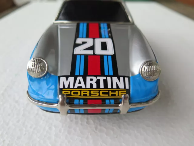 Blechspielzeug Blechauto Martini Racing Porsche 911 912 Oldtimer TPS Überschlag 3