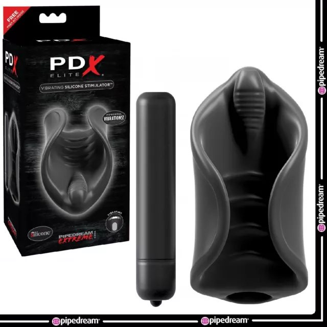 Sexy Uomo_Masturbator Vibrating Silicone Stimulator Stroker PDX Elite Vibrazione